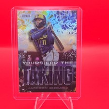 Topps Stadium Club 2025 Jackson Chourio Yours For The Taking YK-13 Brewers