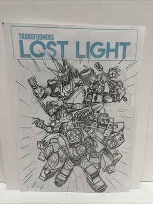 Transformers Lost Light 23 Jack Lawerance Original Cover Art  Plus Book G2U