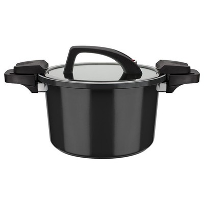 GSW Energiespartopf Kochtopf Glasdeckel Schnellkochtopf 6 L Ø22cm Induktion 