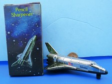 NASA Pencil Sharpener vtg Space Shuttle COLUMBIA United States / Original BOX!