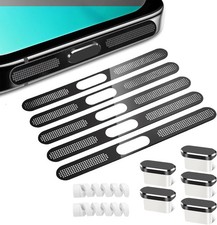 5PACK Speaker Dust Cover for iPhone 16, USB C Dust Plug Type C Port Cover Chargi