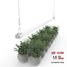 LED Grow Light 4FT Full Spectrum Compact Linkable Lighting Fixture for 4 FT
