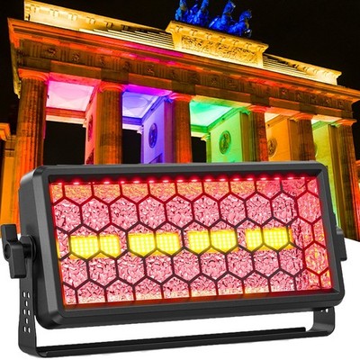 180W Strobe RGB COB LED Wall Washer Light DMX Stage Beam Light Party Lighting DJ