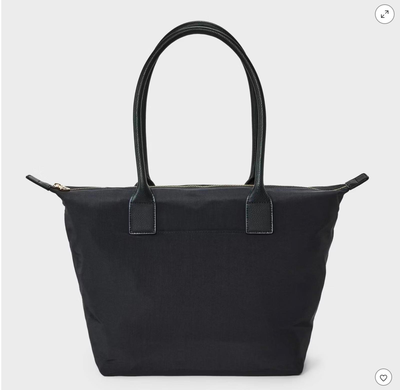 Universal Thread Black Foundational Tote Handbag - image 1
