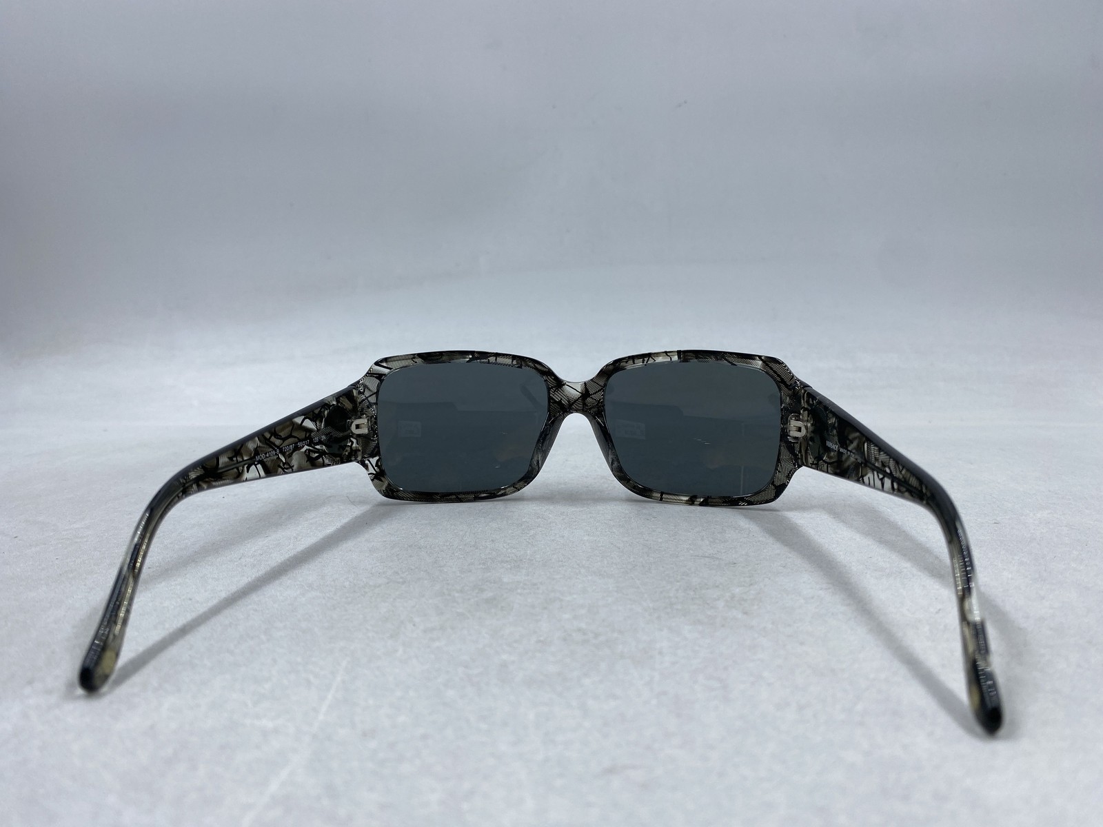 Versace Black Pattern Medusa Logo Rectangle Sungl… - image 3