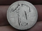 Dateless Standing Liberty Quarter, Type 1 Variety Minted 1916 or 1917, Poor PO1