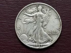 1943-S FRANKLIN HALF DOLLAR 90% SILVER .50¢ UNITED STATES   (A310)