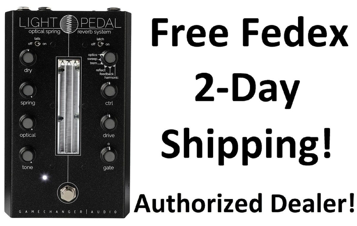 Gamechanger Audio Light Pedal Optical Spring Reverb System for