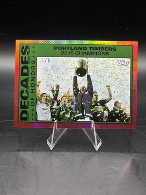 2025 Topps MLS 30th Portland Timbers Red Foil /5 DOH-20 1/5