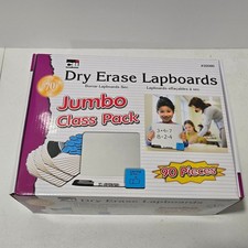 CLI Dry Erase Lapboards Jumbo Class Pack 90 Pieces Whiteboards Markers Erasers