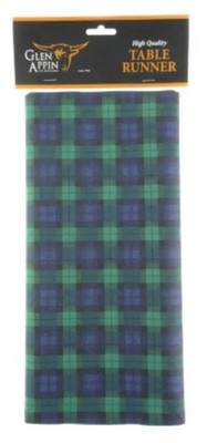 Burns Night? Schwarze Uhr Top Qualität Airlaid Papier Tartan Tischläufer 4m lang