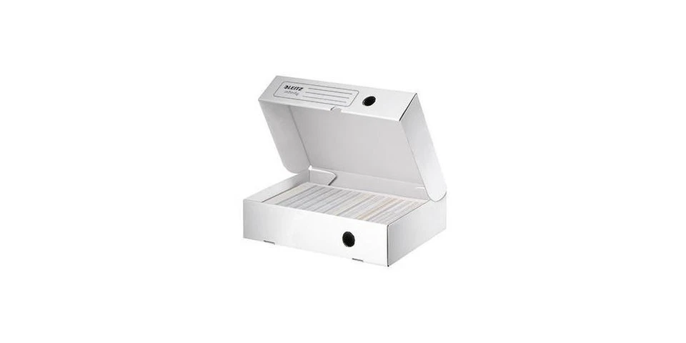 Leitz Archivbox Infinity 33 x 25,5 x 8 cm (B x H x T) DIN A4 mit Archivdruck ...