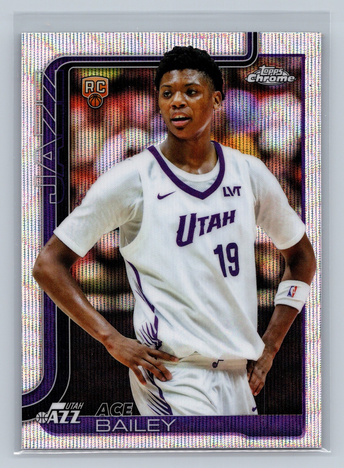 2025-26 Topps Chrome #255 Ace Bailey Wave Refractor