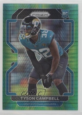 2021 Panini Prizm Rookie Hyper Prizm 93/175 Tyson Campbell #384 Rookie RC 11qd