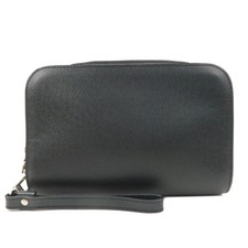 Louis Vuitton Taiga Baikal Clutch Bag Pouch Ardoise M30182 Auth Used