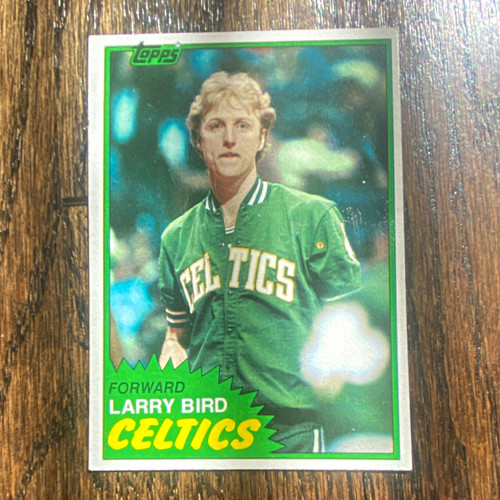 Topps 1981-82 Larry Bird #34 Boston Celtics Base Set Basketball Card