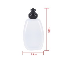 Water Bottle 280ml Sport Plastic Running Water Bottle for Waist Belt Bag