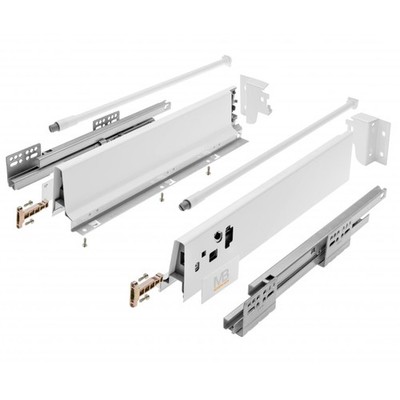 Modern Box Drawer I L=400mm H=146mm I White I Quiet Close I Load U...
