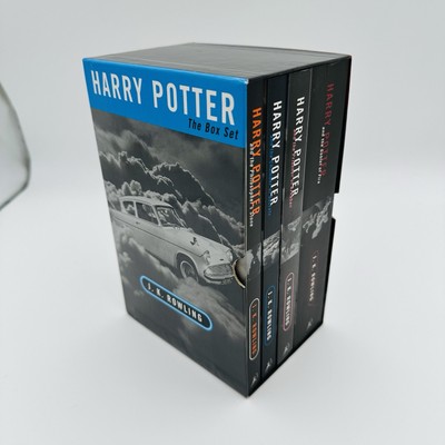 Harry Potter Adult Edition Box Set: Four Volumes in Paperback Rare HTF