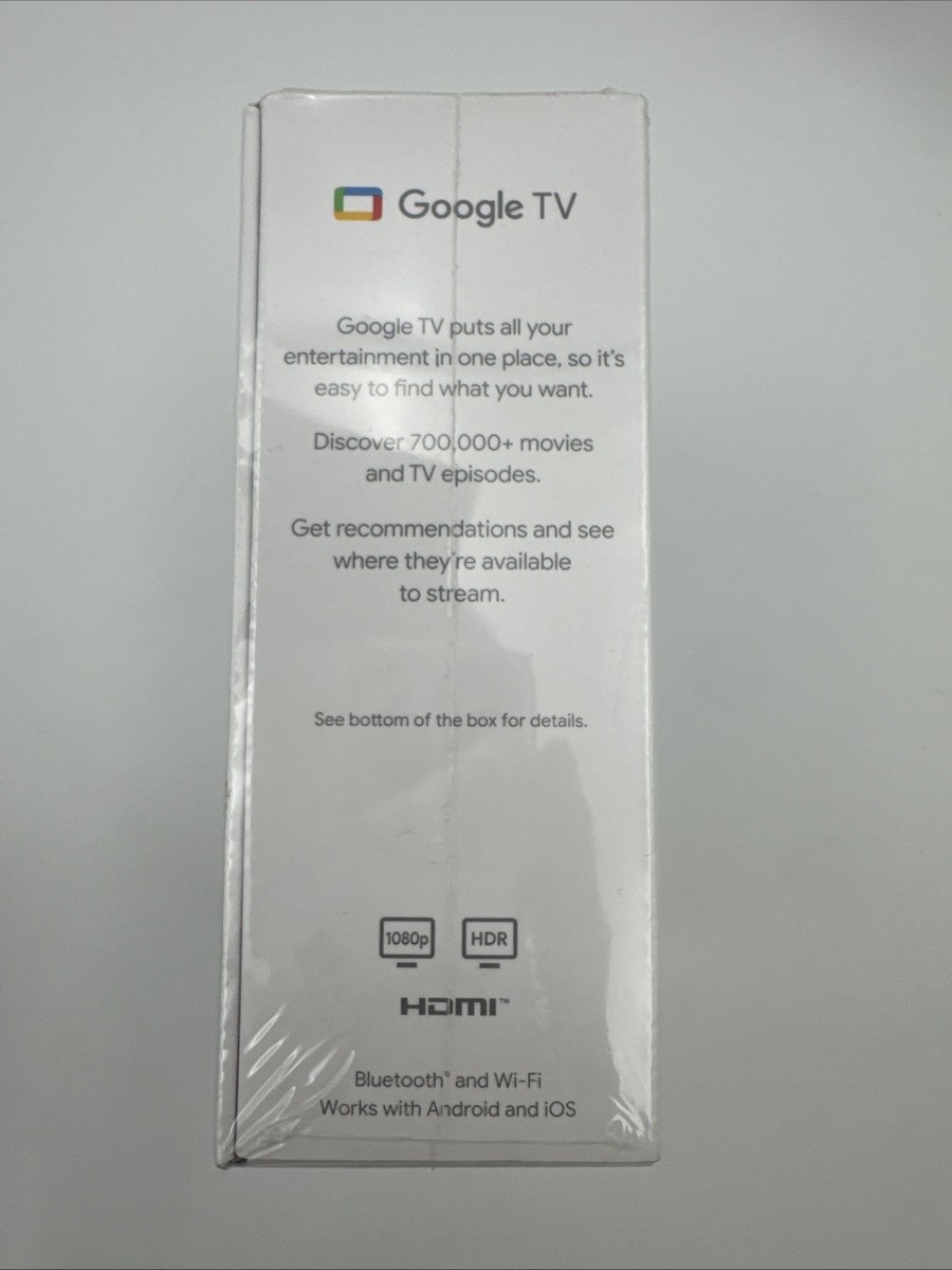 Google Chromecast with Google FHD TV - Snow (GA03131-US) for sale