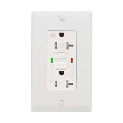 ANKO GFCI Outlet 20 Amp, UL Listed, LED Indicator, Tamper-Resistant, Weather ...