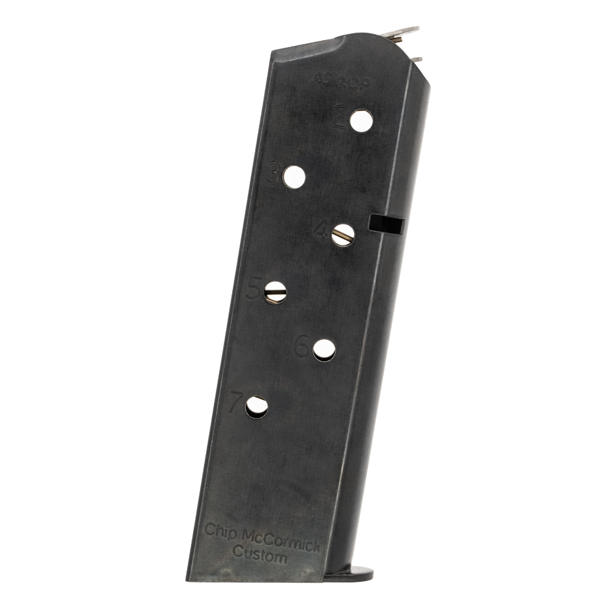 Chip McCormick 1911 Classic Mag for 45 ACP 7 Round Blued # M-cl