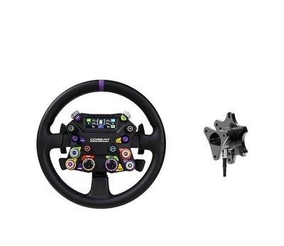 CONSPIT 310 APEX Sim Racing Wheel w/Force Feedback & 2.99'' LCD + Aviation Flange