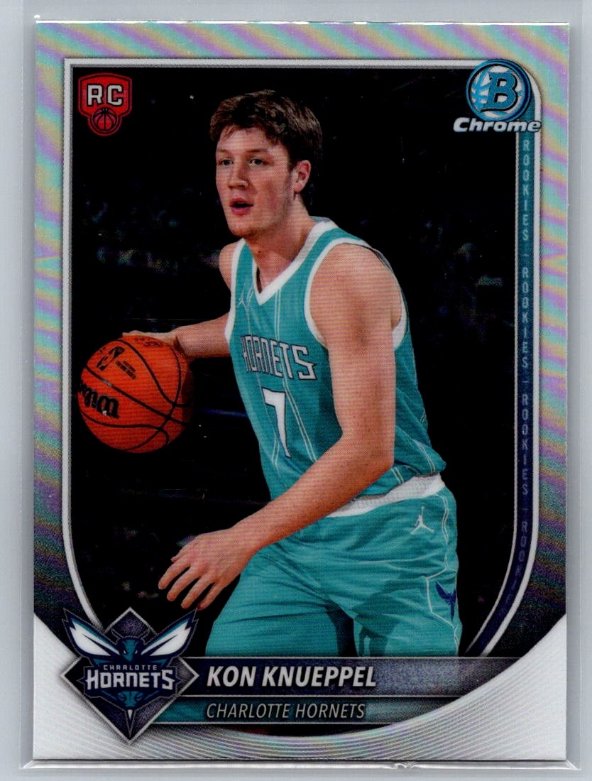 2025-26 Bowman #BRR-4 Kon Knueppel Chrome Rookie Red RC Logo