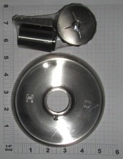 Mixet Single Lever Tub Shower Trim Kit delux Kit Satin Nickel