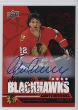 2025-26 Upper Deck Chicago Blackhawks Centennial Red Hot Grant Mulvey #62 Auto
