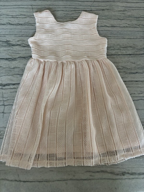 Zara Girls Blush Pink Fully Lined Party Dress Size 9/10