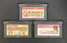 Sylvanian Families 3Games set Nintendo Gameboy Advance GBA Japanese ver Tested