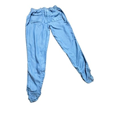 Thread And Supply Thread & Supply Chambray Jogger Pants with Ruched Ankles XS