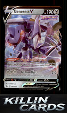 Genesect V 185/264 Pokemon Ultra Rare SWSH08: Fusion Strike Card NM