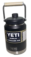 YETI Rambler 1/2 Gallon Vacuum Insulated Stainless Steel Magcap Black Container