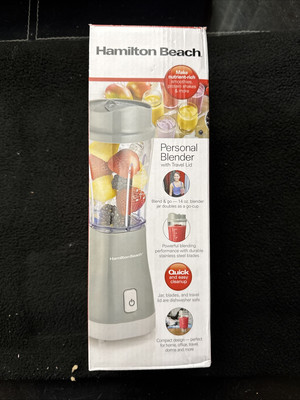 The Hamilton Beach  Personal Blender with Travel Lid - OPEN BOX BRAND NEW
