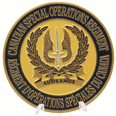 Canadian Special Operations Regiment Challenge Coin 1.75in Copper