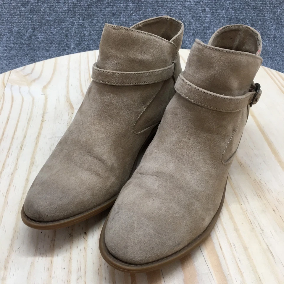 BC Calzado Botas Mujer 6 Botín Marrón Informal Cómodo Tobillo Top Bloque Foto 4 de 4