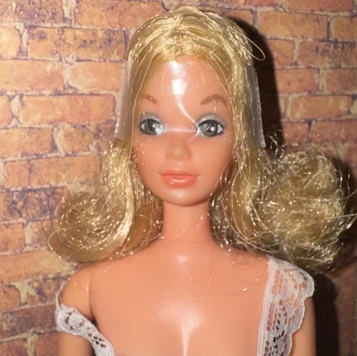 Gorgeous Vintage Quick Curl PJ Barbie Doll Steffie Face