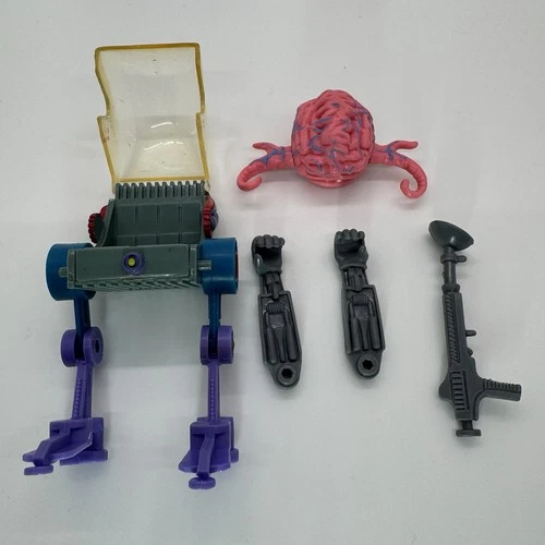 Vintage 1989 Playmates TMNT Krang Action Figure Walker Suit READ