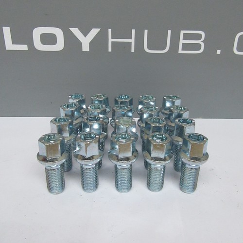 BRAND NEW VOLKSWAGEN CADDY 20042017 SILVER ALLOY WHEEL BOLTS (X20