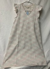 Loft Dress Womens Petite XSmall Petite Ruffle Sleeve V-Neck Swing Dress New