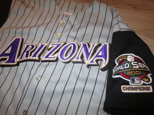 Luis Gonzalez #20 Arizona Diamondbacks 2001 MLB World Series Majestic Jersey XL - Picture 4 of 5