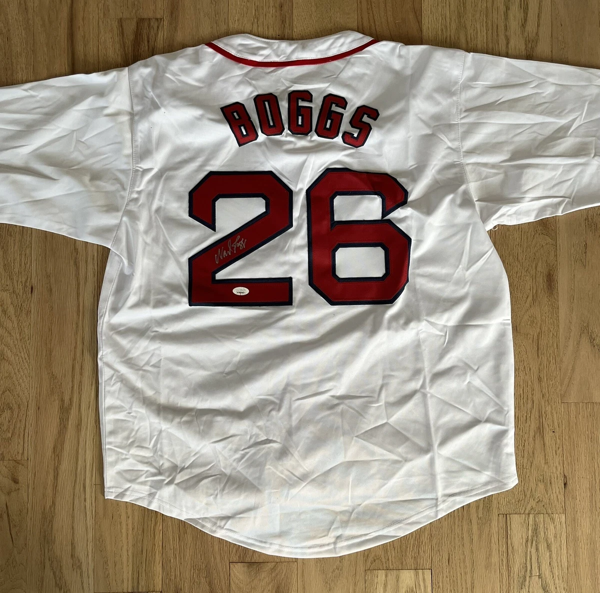 Wade boggs signed best sale jersey