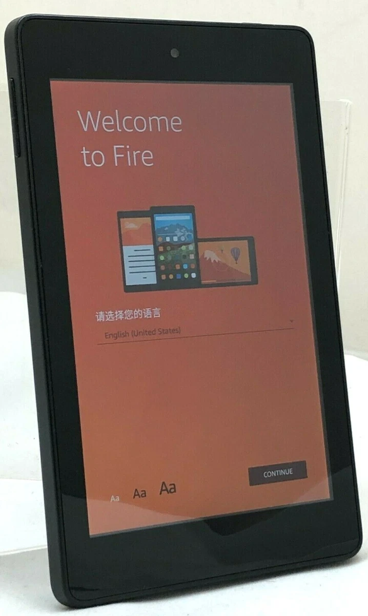 Amazon Kindle Fire HD 6 (4th Gen.) Model PW98VM - 16GB E-Reader Black *READ*