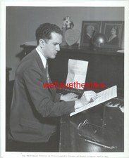 VINTAGE Ralph Rainger SONGWRITER COMPOSER AT PIANO '34 DBW Publicity Portrait