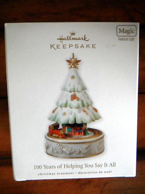 Hallmark - Ornament Magic 100 Years - Arbre De Noël - 2010 - Neuf