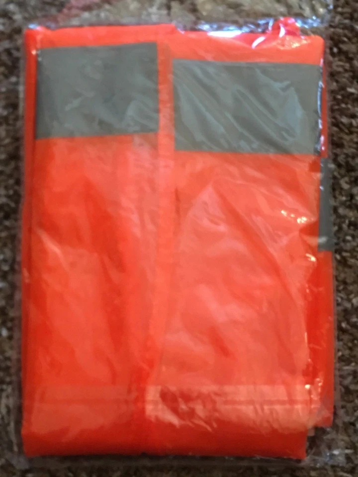 Safety Orange Vest, Sturdy Closure - Image 2 of 2