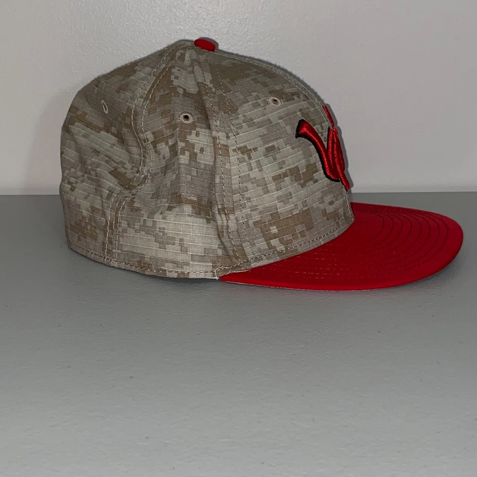 The Game Pro Woodward Grange Eagles Fitted Hat Cap 7 3/8 Digital Camo - Image 4 of 4