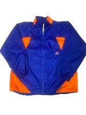 Vintage 90  s Adidas Full Zip Embroidered Logo Windbreaker Jacket Mens XL